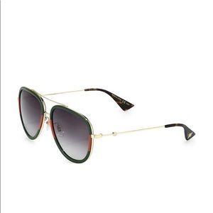 Gucci Unisex Aviator Sunglasses